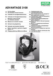 MSA ADVANTAGE 3121 Manual