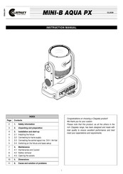 ARRI CLAYPAKY MINI-B AQUA PX Instruction Manual