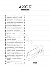 Hans Grohe AXOR Bouroullec 19134400 Instructions For Use/Assembly Instructions