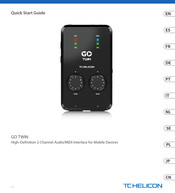 TC-Helicon GO TWIN Quick Start Manual