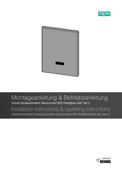Rehau MEPA Sanicontrol 825 718290 Installation Instructions Operating Instructions