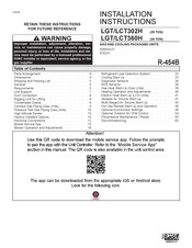 Lennox LCT302H Installation Instructions Manual