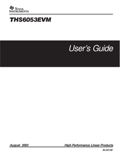 Texas Instruments THS6053EVM User Manual