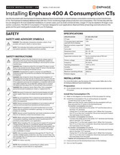 enphase CT-400-SPLIT-INT Quick Install Manual