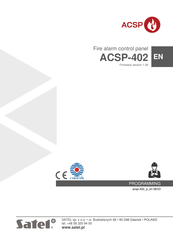 Satel ACSP-402 Programming Manual