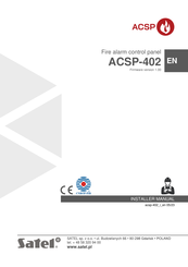 Satel ACSP-402 Installer Manual