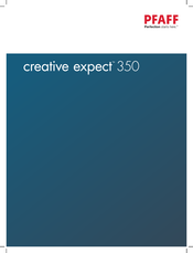 Pfaff creative expect 350 Manual