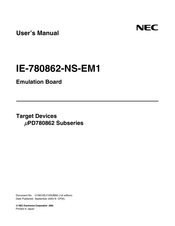 NEC IE-780862-NS-EM1 User Manual