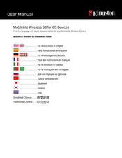 Kingston Technology MobileLite Wireless G3 User Manual