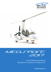 AutoGyro Rotax 916 iS Aircraft Maintenance Manual