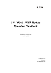 Eaton SN-1 PLUS Operation Handbook