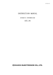 Daiichi Electronics ASY-96 Instruction Manual