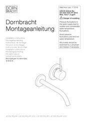 Dornbracht 36 816 662 Series Installation Instructions Manual