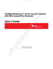 Texas Instruments Studio 1000 CC3200 User Manual