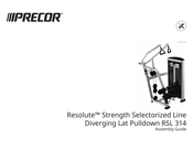 Precor Resolute RSL 314 Assembly Manual