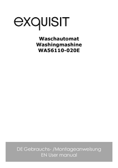 Exquisit WA56110-020A User Manual