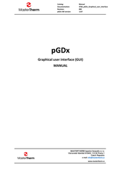 MASTERTHERM pGDx Manual