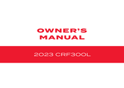 Honda CRF300LA 2023 Owner's Manual
