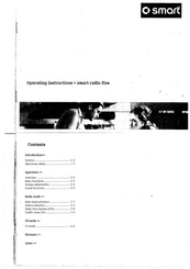 SMART radio five Operating Instructions Manual