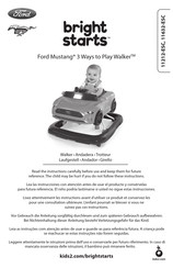 Kids II bright starts Ford Mustang Ways to Play Walker 11212-ESC Manual
