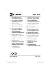 EINHELL TE-MG 18/1 Li Original Operating Instructions