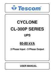 Tescom CYCLONE CL-300P Series User Manual