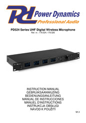 Power Dynamics PD524B Instruction Manual