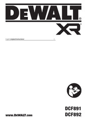 DeWalt DCF891H2T Original Instructions Manual