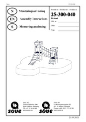 Sove 25-300-040 Assembly Instructions Manual