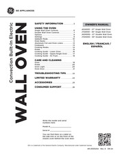 GE JTD5000 Owner's Manual