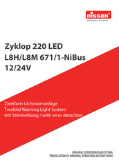 nissen Zyklop 220 LED L8H Translation Of Original Operating Instructions