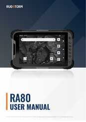 RUGSTORM RA80 User Manual