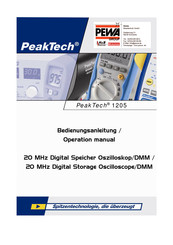 PeakTech 1205 Operation Manual