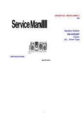 Panasonic SB-AK640P S Service Manual