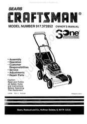 Sears CRAFTSMAN 917.372852 Owner's Manual