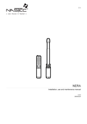 Nastec NERA 02/01H Instructions For Installation, Use And Maintenance Manual