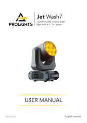 ProLights Jet Wash7 User Manual