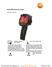TESTO 0560 8684 Instruction Manual