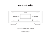 Marantz SACD 10 Owner's Manual