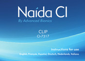 Advanced Bionics Naida CI CI-7317 Instructions For Use Manual