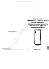 Electrolux EU 6830 C Instruction Book