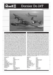 REVELL Dornier Do 24T Manual