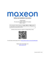 Maxeon SPR-MAX3-400 Safety And Installation Instructions Manual