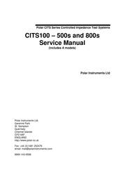 Polar Instruments CITS100 Service Manual