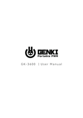Genki GK-3600 User Manual