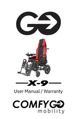 Comfy Go Mobility X-9 User Manual And Warranty