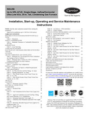 Bryant 59SU5B Installation, Start-Up, Operating, Service And Maintenance Instructions