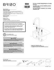 Brizo KINTSU HK006-SS-L Manual