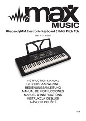Max Music 130.058 Instruction Manual