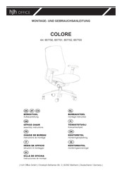 HJH office COLORE 657702 Assembly Instructions Manual